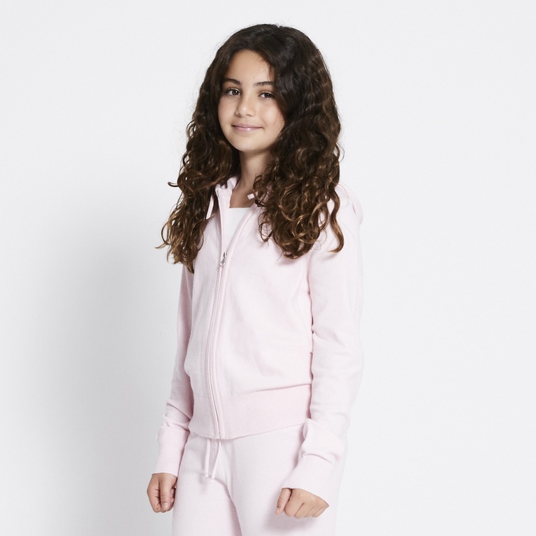 Knitted zip hoodie "Jennifer star"